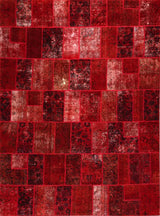 Patchwork Red